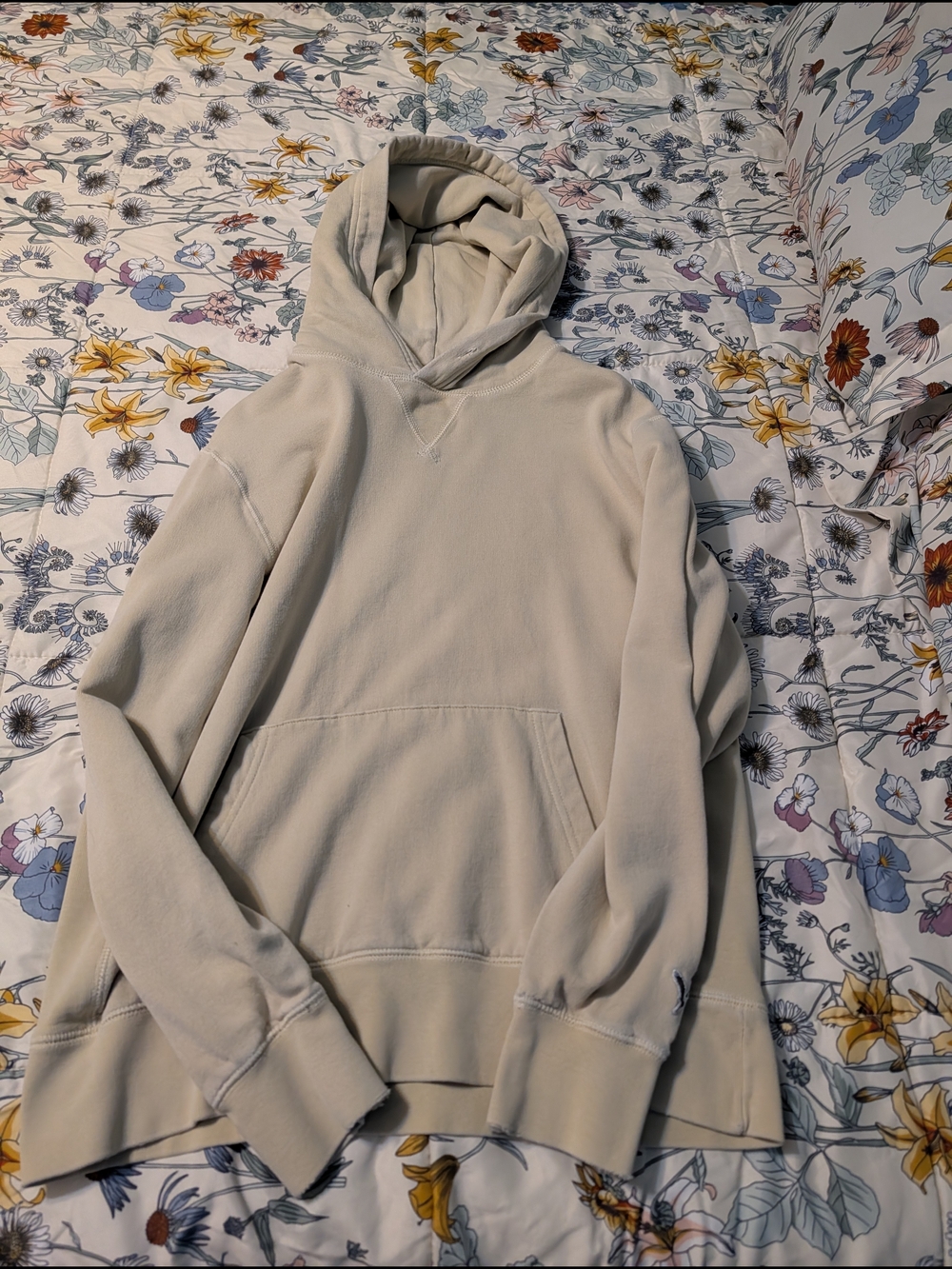 Men's Classic Pullover Hoodie - Cream